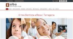 Desktop Screenshot of albaclinicadental.com